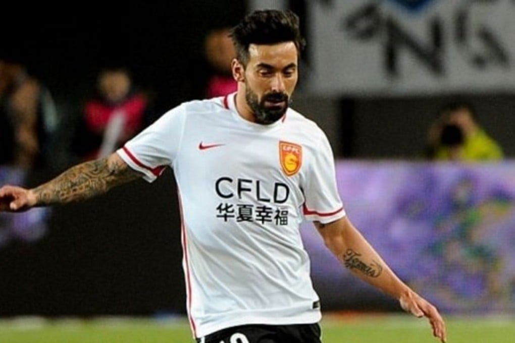 Hebei China Fortune forward Ezequiel Lavezzi has enjoyed a much improved second season with the club this term after a disappointing first season. Photo: Twitter