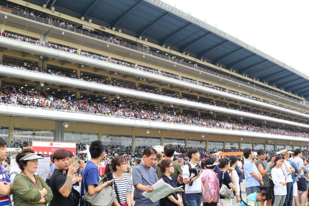 Fans at Seoul racecourse in September 2016. Photo: Kenneth Chan