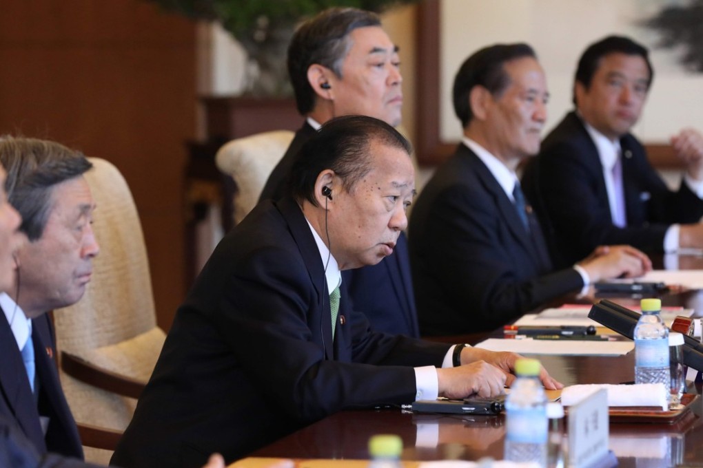 Toshihiro Nikai, secretary general of the Japanese Liberal Democratic Party, says Japan must decide soon whether to join the AIIB. Photo: AFP