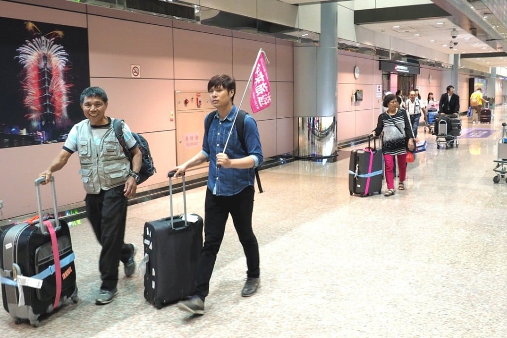 A declining number of Chinese tourists are arriving in Taiwan as relations worsen across the strait. Photo: EPA