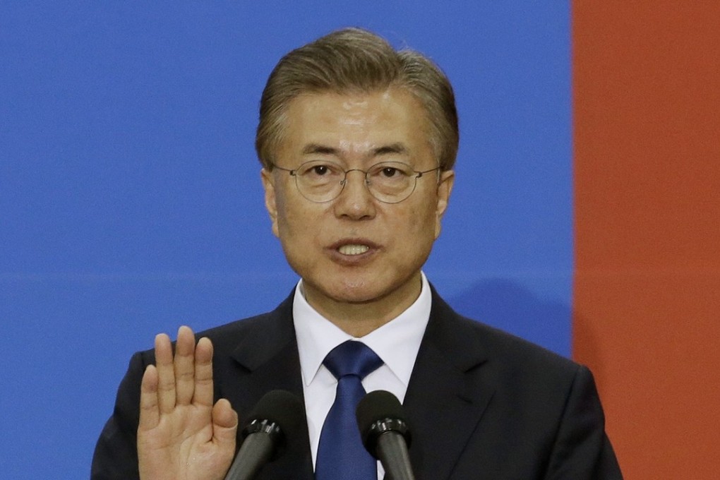 Newly elected South Korean President Moon Jae-in. Photo: AP