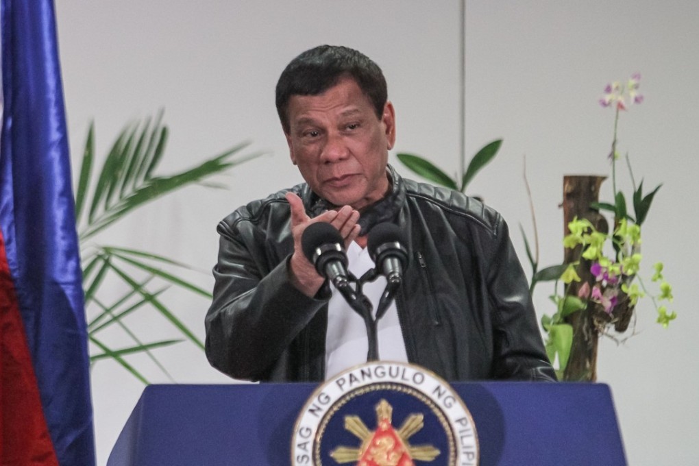 Philippine President Rodrigo Duterte has been accused of being too soft on China over bilateral maritime disputes. Photo: AFP