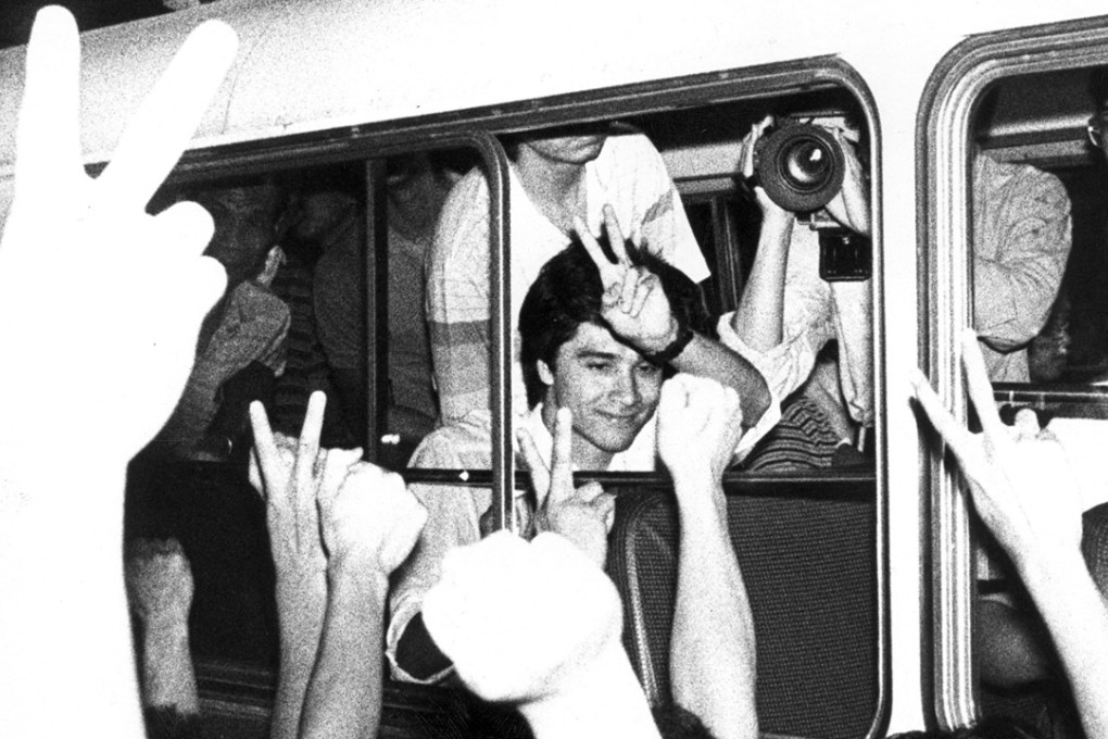 The Hong Kong soccer team receives a heroes’ welcome at Kai Tak Airport in May 1985. Picture: SCMP