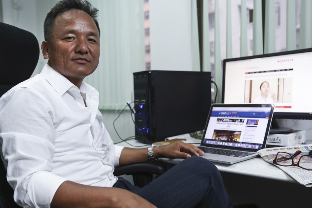 JB Pun Magar has never given up on journalism. Photo: Edward Wong