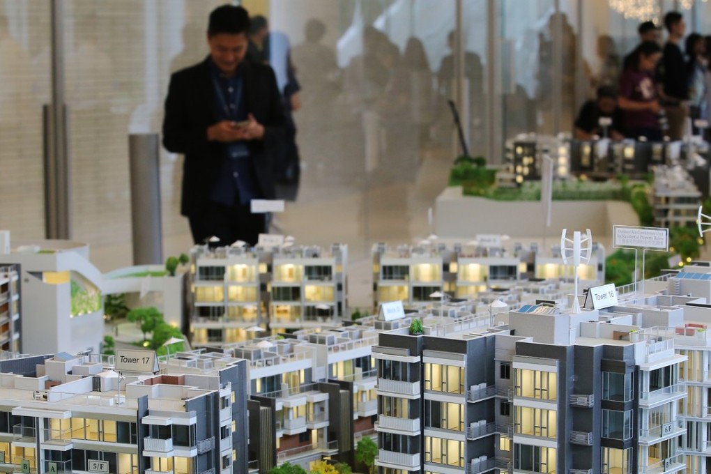 Model of new Sai Kung residential project Mount Pavilia (developed by New World Development). 07MAY17 SCMP / Edward Wong