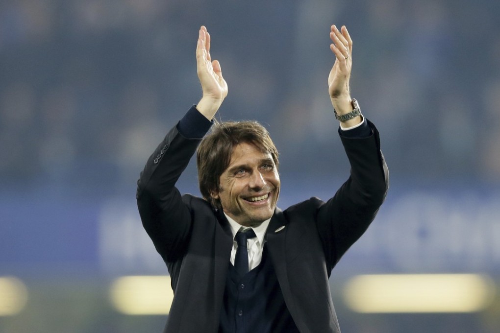Chelsea manager Antonio Conte has led his side to being 40 points better off this term than they were last season. Photo: AP