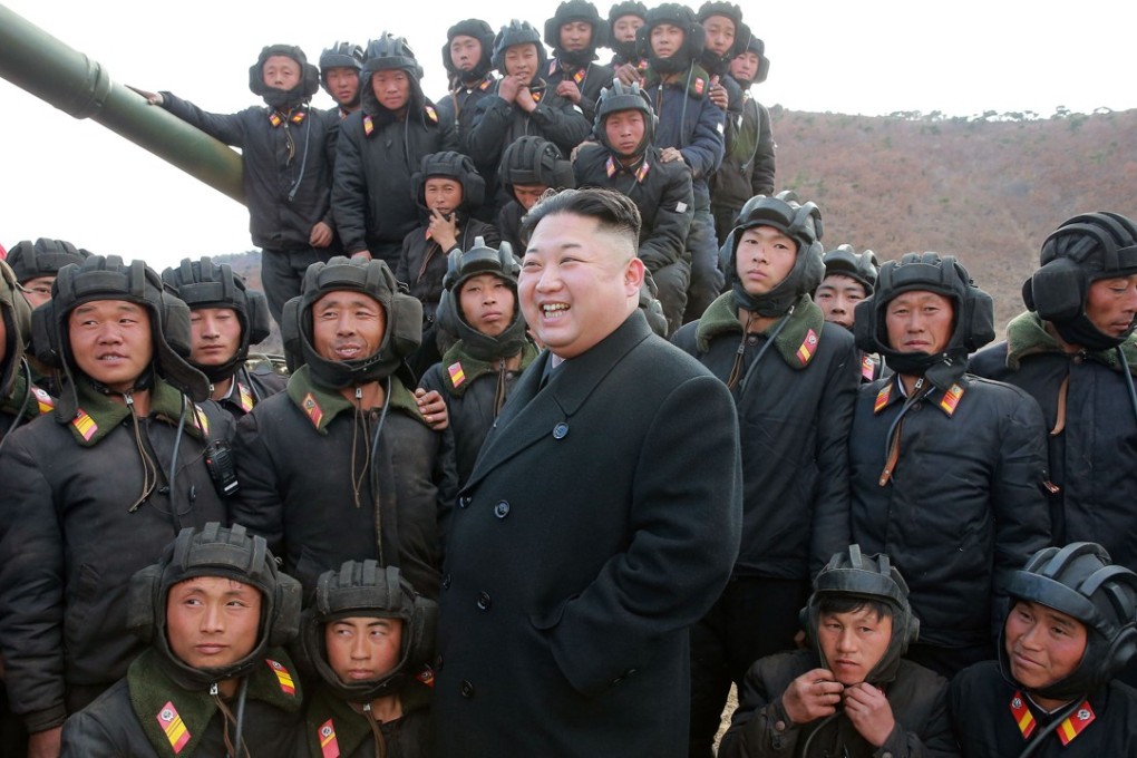 Kim Jong-un attends an army event on April 1 in Pyongyang, North Korea. South Koreans almost certainly understand that the South has a very substantial technological advantage, not least in weaponry, compared with the North. Photo: KCNA