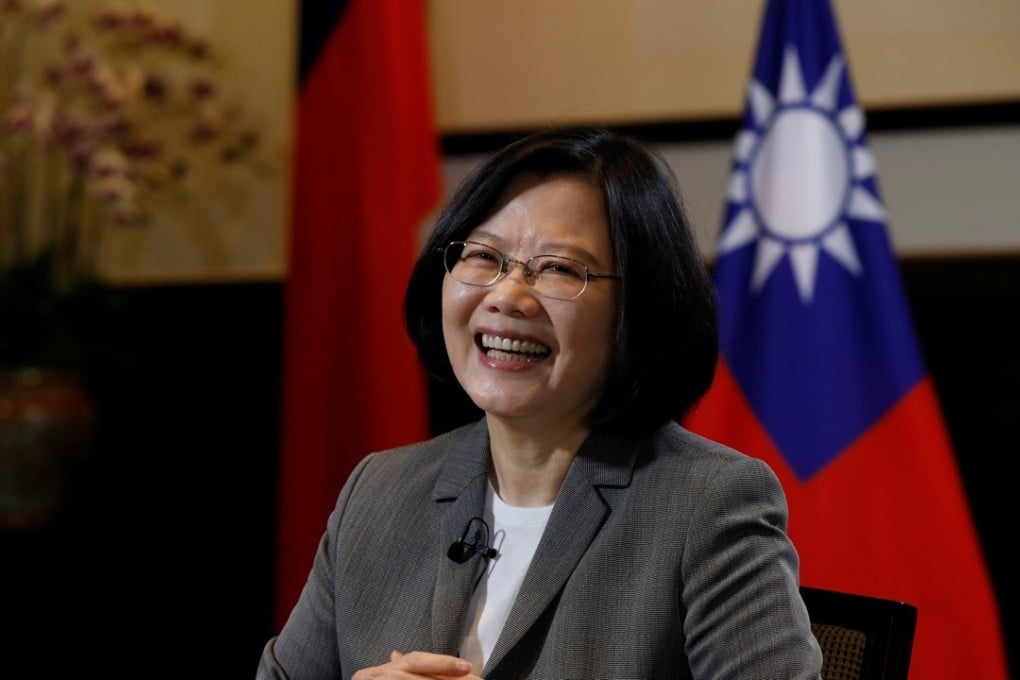Taiwan President Tsai Ing-wen at the Presidential Office in Taipei in April . Photo: Reuters