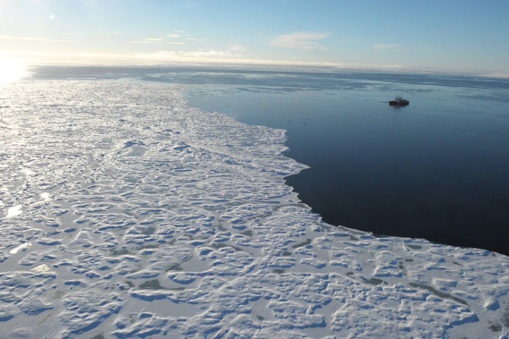 An ice floe along Devon Island in the Canadian Arctic. China is not an Arctic littoral state but has in recent years stepped up its engagement in the region. Photo: AFP