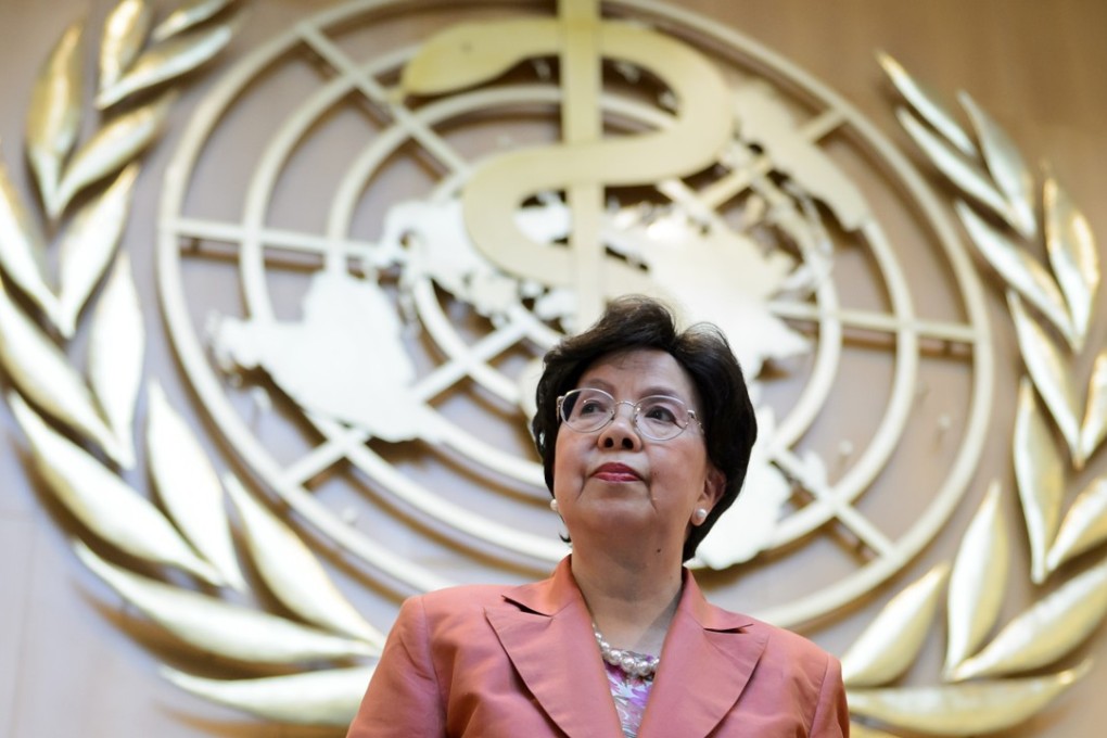 WHO Director General Margaret Chan at the UN body’s Geneva headquarters. Photo: AFP