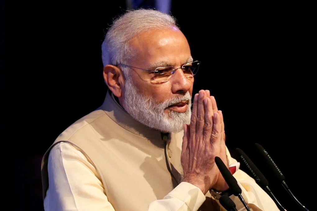 India’s Prime Minister Narendra Modi gestures during the United Nations Vesak Day Conference in Colombo, Sri Lanka May 12, 2017. REUTERS/Dinuka Liyanawatte