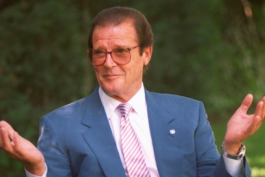 Veteran British actor Roger Moore. Photo: AP