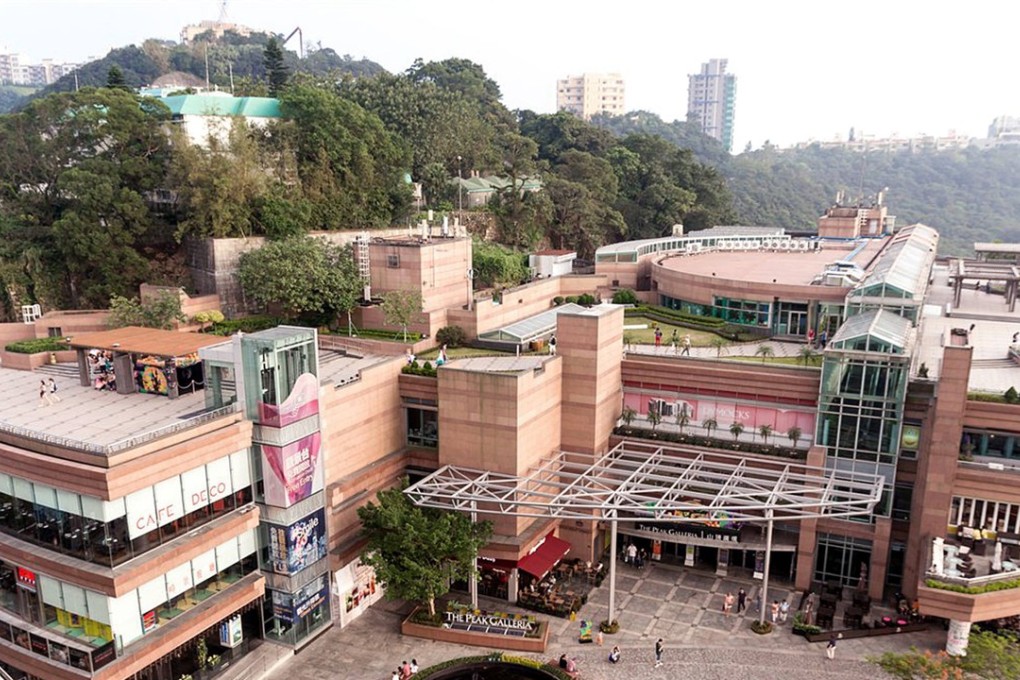 An aerial view of the Peak Galleria in Hong Kong, which along with Grand Gateway 66 in Shanghai will be the focus of Hang Lung Properties’ asset enhancement programme this year. Photo: SCMP (HANDOUT)