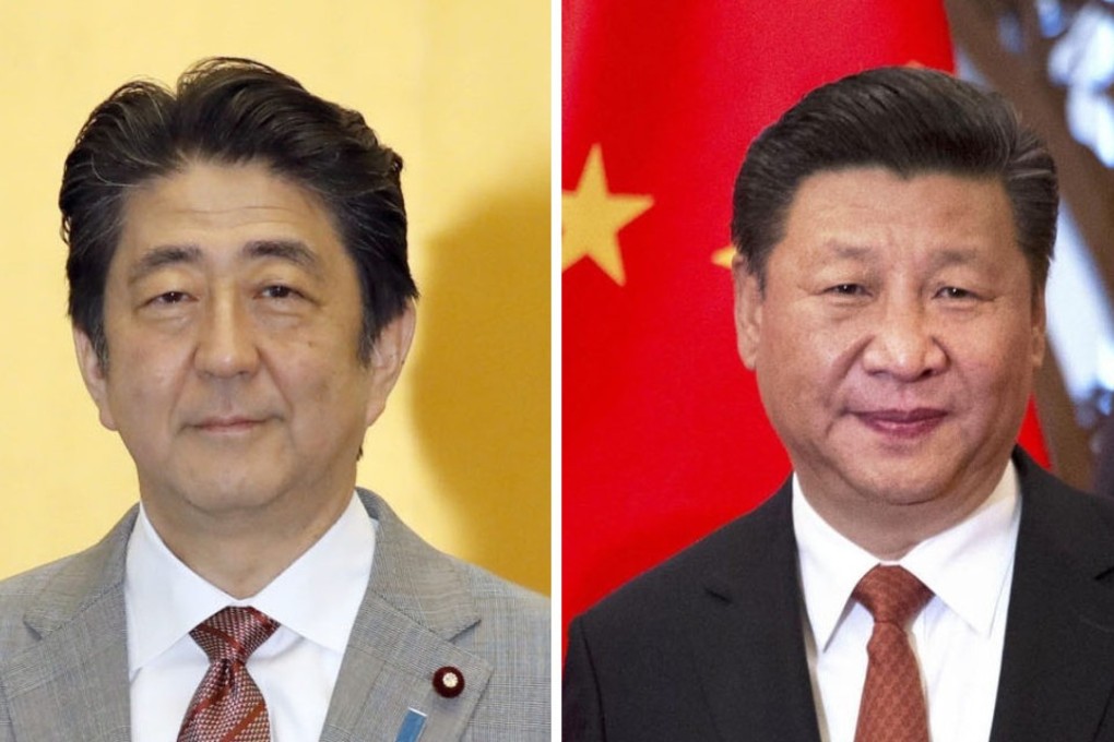 The disclosure of a conciliatory personal letter from Japanese Prime Minister Shinzo Abe (left) to President Xi Jinping, delivered on Abe’s behalf after the recent Belt and Road Forum in Beijing, is a welcome development. Photo: Kyodo