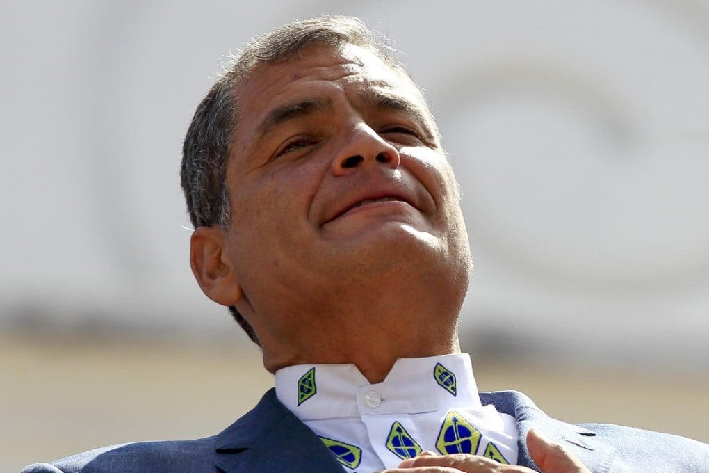 President Rafael Correa. Photo: EPA