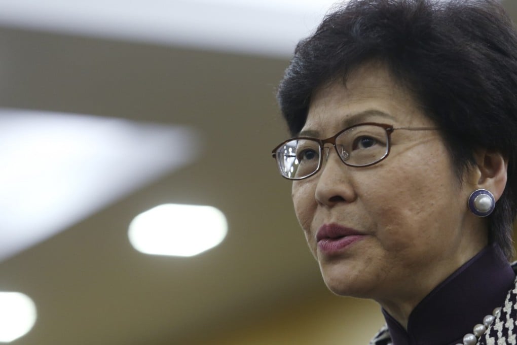 Chief executive-elect Carrie Lam Cheng Yuet-ngor had called the city’s earlier education spending ‘low’. Photo: Sam Tsang