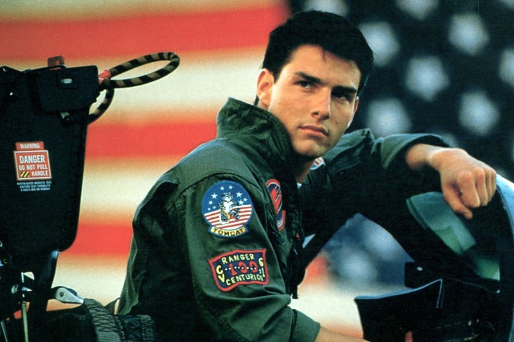 Tom Cruise played the cocky pilot Maverick in Top Gun, one of the top students in an US training camp for elite military fighter pilots. Photo: Alamy