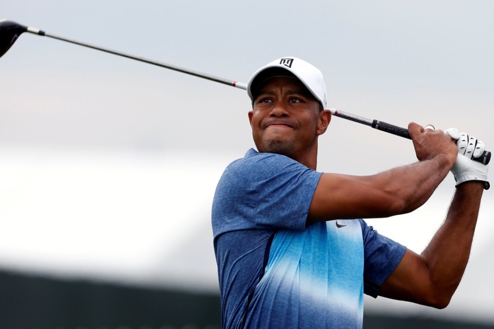 File photo of Tiger Woods hitting his tee shot on the 11th hole during the first round of the 2015 PGA Championship golf tournament at Whistling Straits. Photo: USA TODAY