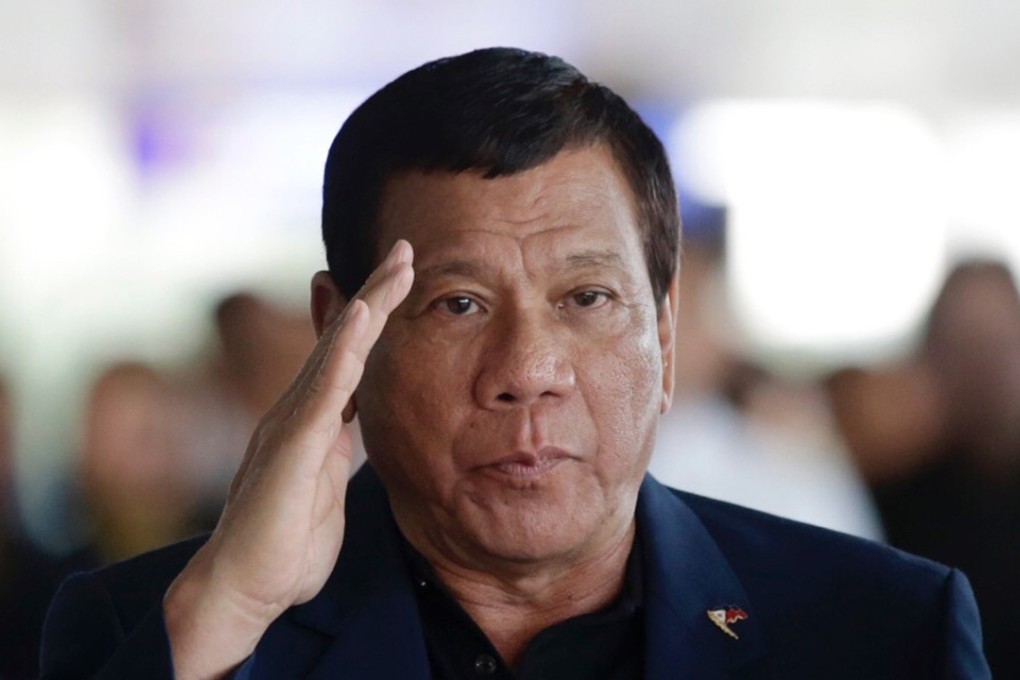 Philippine President Rodrigo Duterte says he'll be harsh in enforcing martial law in his country's south. Photo: AP Photo