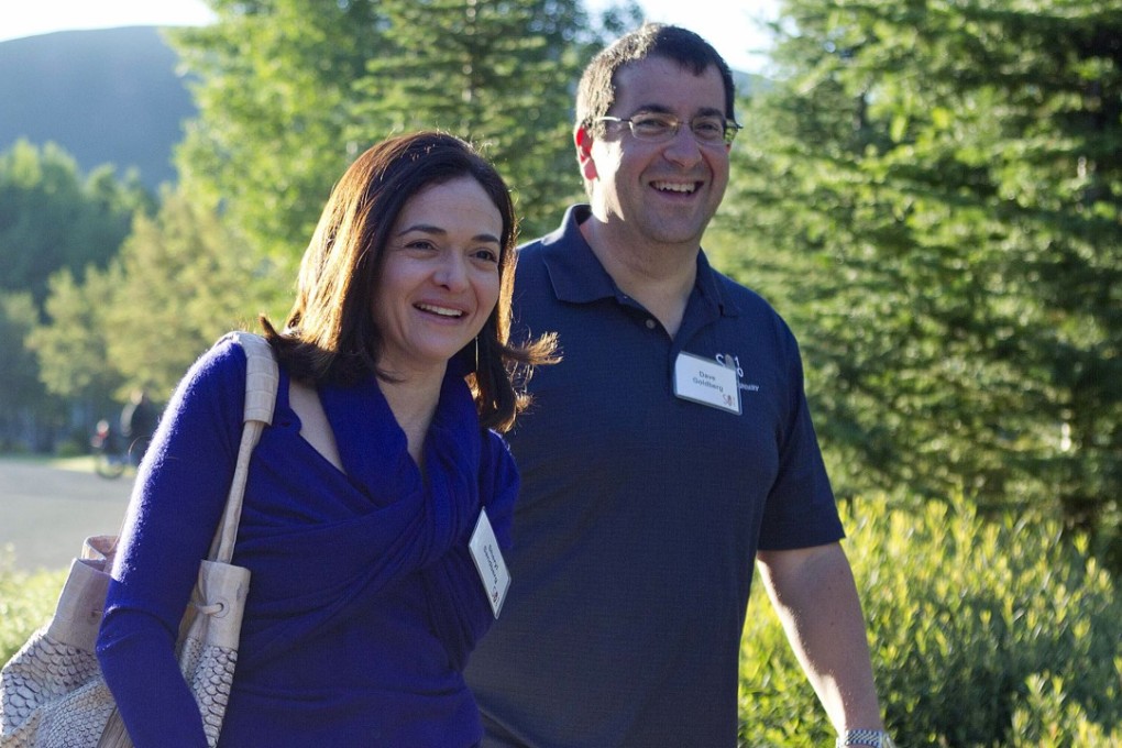 Sheryl Sandberg, chief operating officer of Facebook, with her husband, David Goldberg, in 2011. Picture: AP