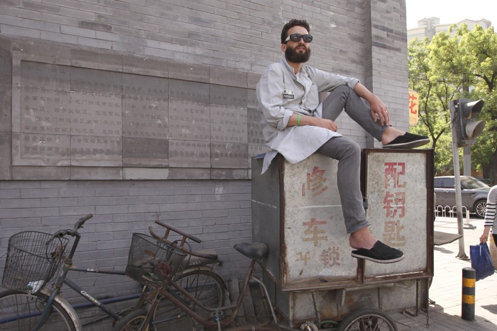 French artist Niko de La Faye, in Beijing. Picture: Simon Song