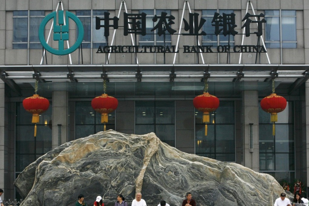 Moody’s credit downgrade for Agricultural Bank of China underscores its weaker financial status among China’s big four banks. Photo: Reuters