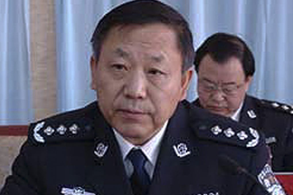 Zhao Liping became police chief of Inner Mongolia in 2005 and had worked as a police officer for almost three decades. Photo: Xinhua