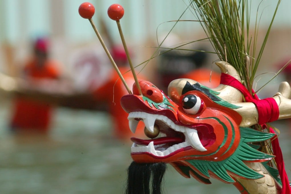 A dragon boat in Stanley on the southern shore of Hong Kong Island. Picture: SCMP
