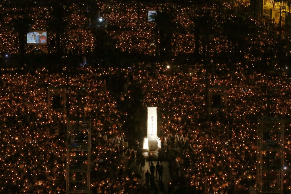 The organisers said 125,000 people attended last year’s June 4 vigil. Photo: Edward Wong