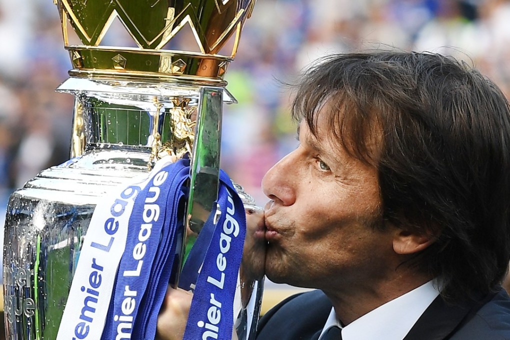 Chelsea manager Antonio Conte is aiming for a double in the FA Cup final against Arsenal. Photo: EPA