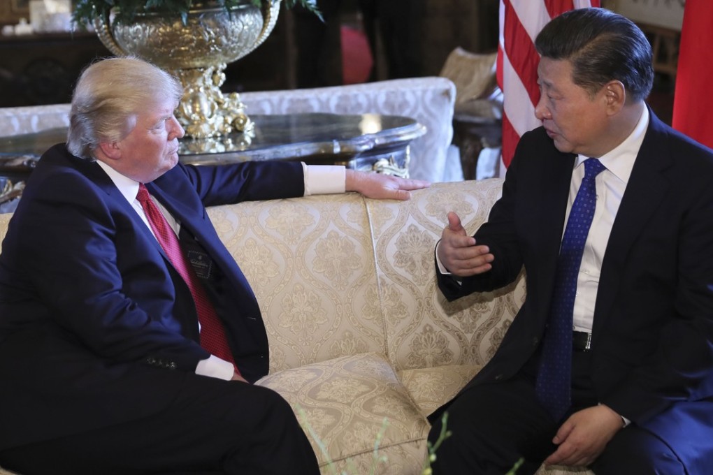 US President Donald Trump and Chinese President Xi Jinping. Trump said ‘after listening for 10 minutes [to Xi], I realised it’s not so easy’ for Beijing to influence North Korea. Photo: Xinhua