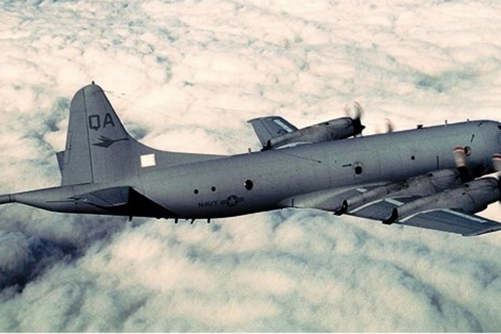 A US Navy P-3 Orion surveillance aircraft. Photo: Handout