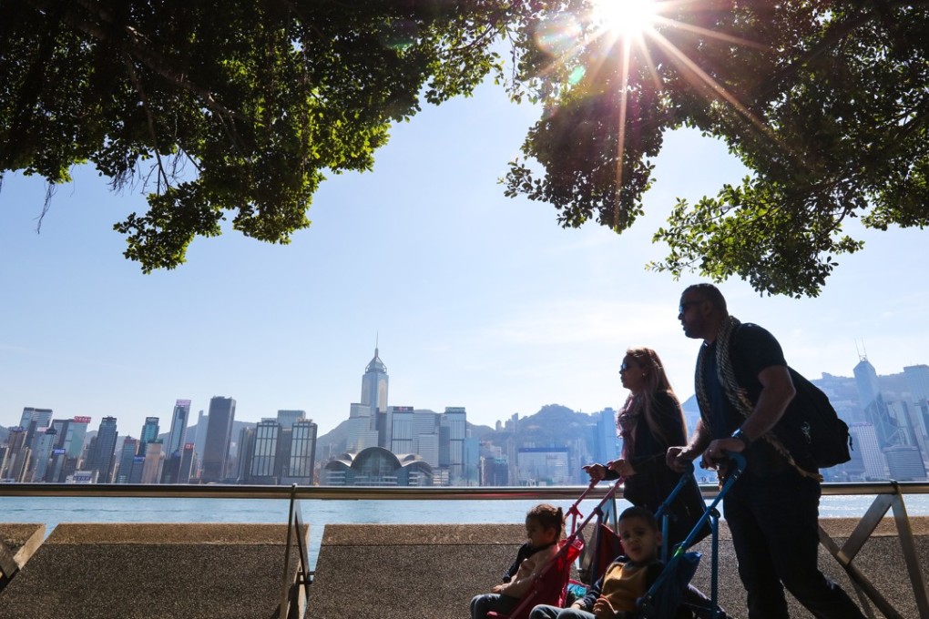 Sunny weather over Hong Kong this weekend. Photo: Felix Wong