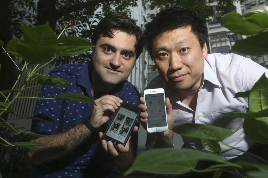 Scott Edmunds and Mendel Wong have made a Hong Kong version of Mosquito Alert, an app that tracks and monitors mosquitoes. Photo: K. Y. Cheng
