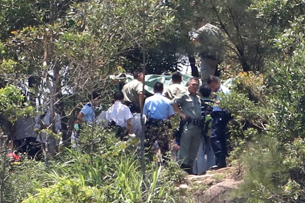 Bosco Kwok Wai-nok, a 20-year-old air-conditioning technician trainee, was found dead on a hillside near Kwong Tin Estate in Lam Tin on Monday morning. Photo: Felix Wong