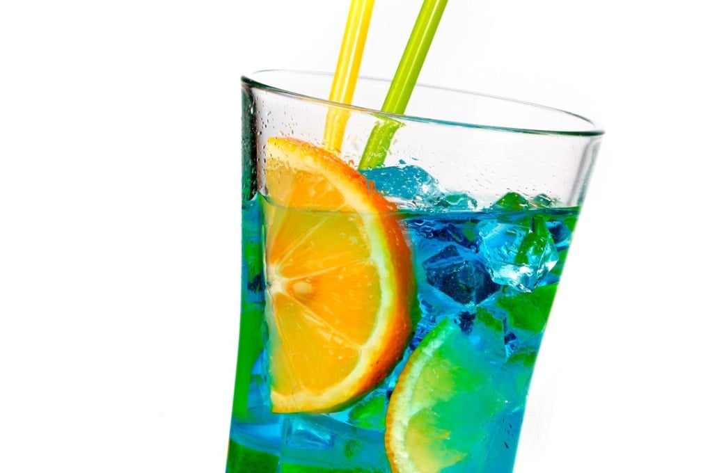 Blue Curaçao is ordinary triple sec with blue food colouring added to make it look more interesting in cocktails. Photo: Alamy