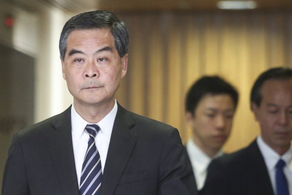 Leung Chun-ying’s term will expire this month. Photo: Sam Tsang