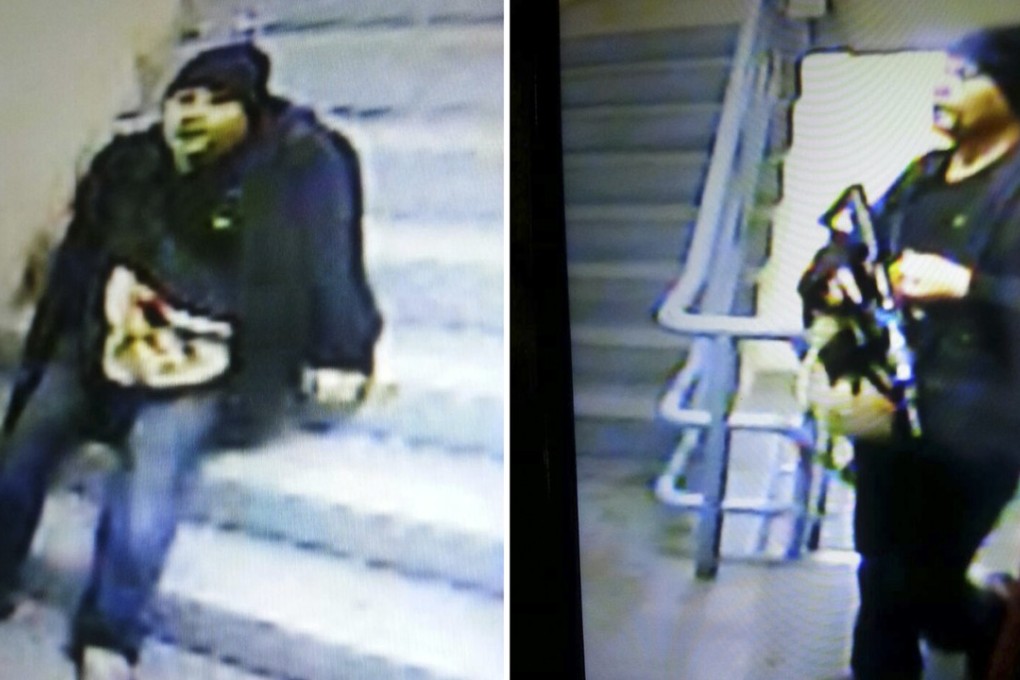 A security camera image of the gunman at the Resorts World Manila complex. Photo: AP