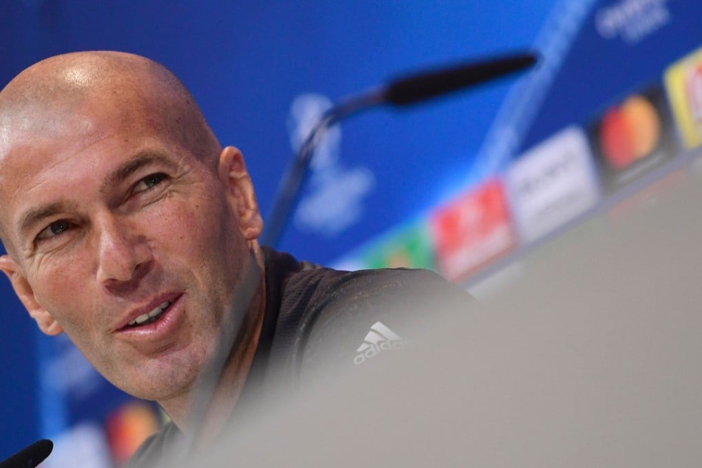 Real Madrid's French coach Zinedine Zidane. Photo: AFP