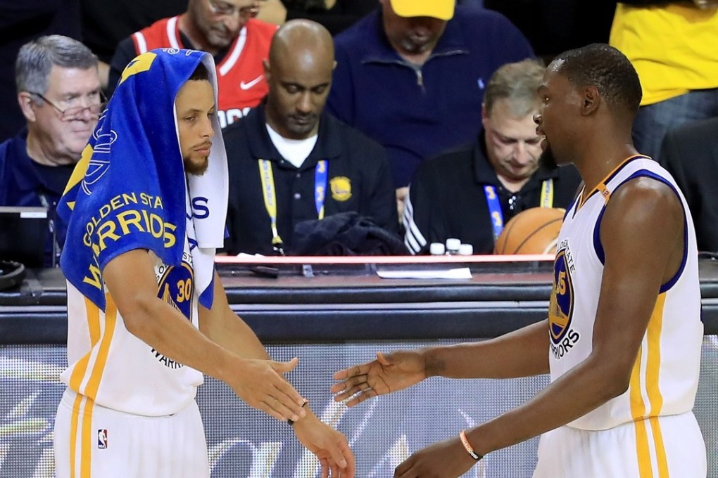 Stephen Curry and Kevin Durant starred. Photo: AFP