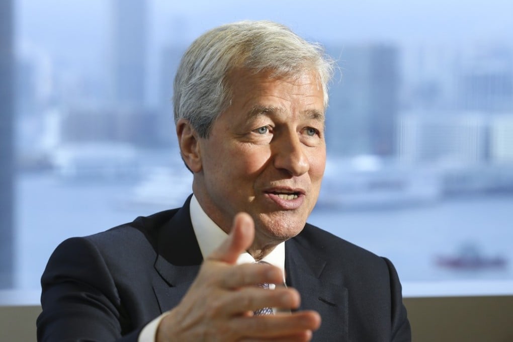 Interview with JPMorgan & Chase’s chairman and chief executive Jamie Dimon at the Chater House in Central. Dimon is also a member of Donald Trump’s business advisory council. Photo: Dickson Lee
