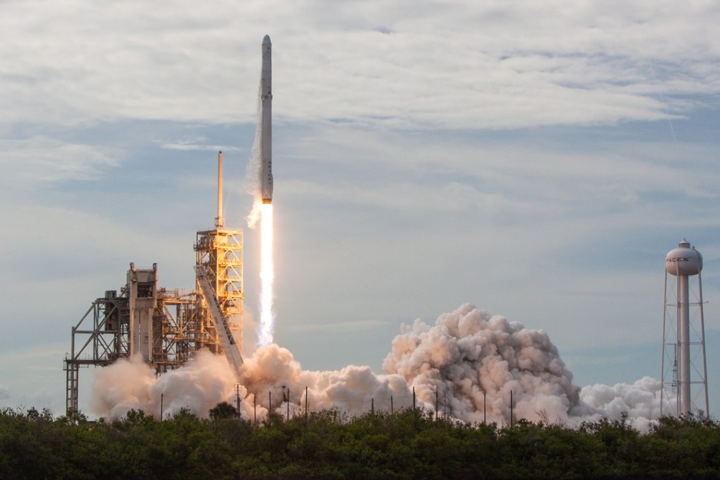 (170603) -- NEW YORK, June 3, 2017 (Xinhua) -- The photo made available by U.S. space firm SpaceX on June 3, 2017 shows the company's Falcon 9 rocket launching at the Kennedy Space Center in Florida, the United States. U.S. space firm SpaceX on Saturday launched supplies to the International Space Station, including an experiment from a Chinese university that will test the effects of space environments on DNA. (Xinhua)