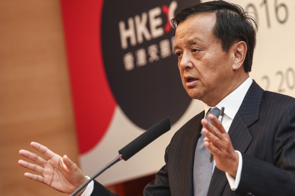 Charles Li Xiaojia, chief executive of Hong Kong Exchanges and Clearing Limited. Photo: K. Y. Cheng