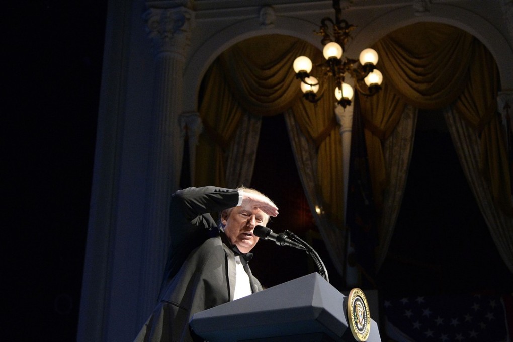 US President Donald Trump called Monday for an “expedited” hearing of his travel ban, currently before the Supreme Court, saying the Justice Department should seek a “much tougher version.” Photo: TNS