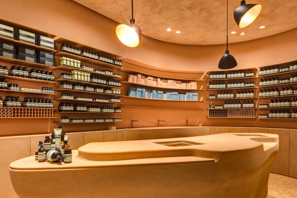 Aesop store renovation in the IFC was designed by Hong Kong’s Studio Mlkk. Photo: courtesy of Aesop