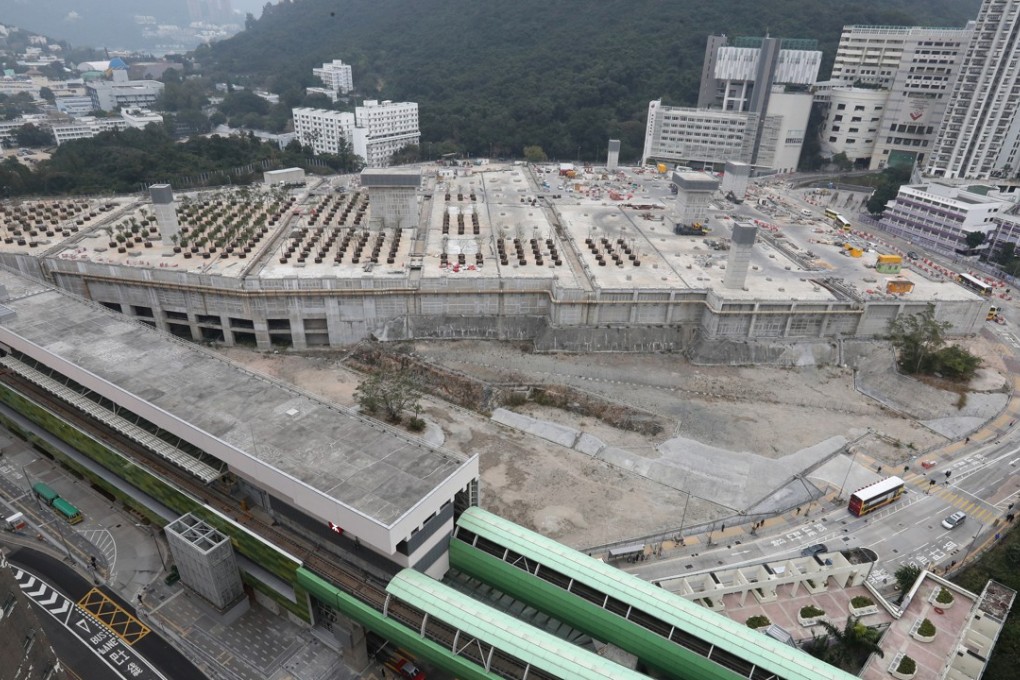 Road King and Ping An are jointly developing a residential project next to the Wang Chuk Hang MTR station. Photo: Edward Wong