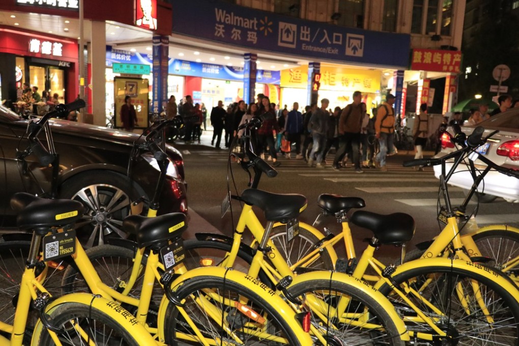 Bike-sharing companies face increasing competition and criticism in Xiamen. Photo: ImagineChina