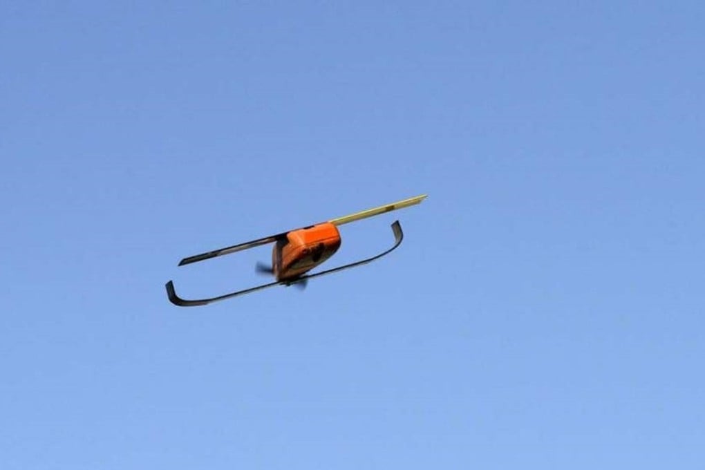 A Perdix micro-drone in flight. Photo: US Department of Defence