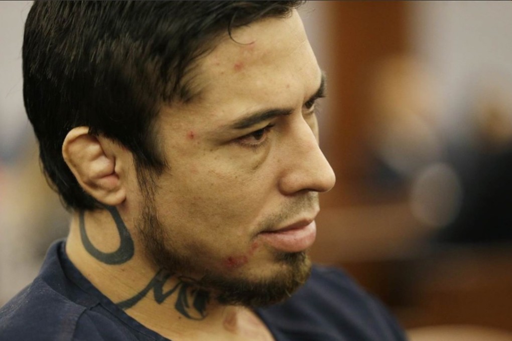 The 35-year-old fighter – real name Jonathan Paul Koppenhaver – was found guilty by a jury of 29 felony counts related to the attacks of his ex-girlfriend Christy Mack and her friend Corey Thomas. Photos: Twitter