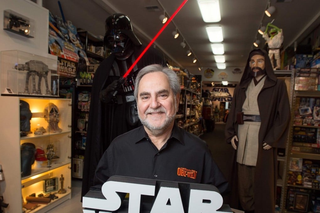 Steve Sansweet, owner and self-proclaimed CEO of Rancho Obi-Wan, the world's largest private collection of Star Wars memorabilia. Photo: AFP